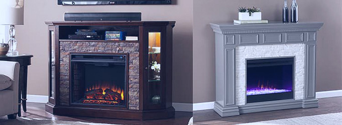 Southern Enterprises Electric Fireplaces: Something for Everyone